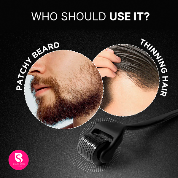Dermaroller for beard & hair